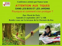 Conférence France Lyme fête des jardins